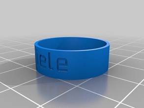 my customized ring 7 10 rings 3d print model - Mito3D
