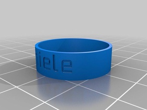 mi personalizados anillo de 7 12 anillos 3d print model - Mito3D