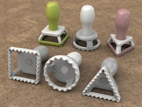 ravioli de selos a cozinha jantar cortador alimentos molde massas prima 3d print model - Mito3D
