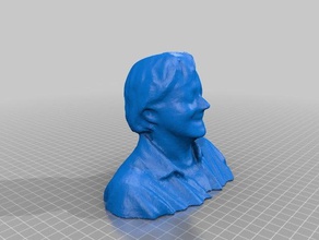 nicki people body bust face girl head human torso woman 3d print model - Mito3D