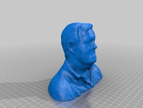 jeff people body boy bust face head human torso 3d print model - Mito3D