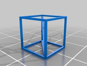 cubo de la diagonal otros 3d print model - Mito3D