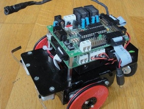 la rueda del servo robots móviles otros educación miniskybot openscad de plástico valle uc3m 3d print model - Mito3D