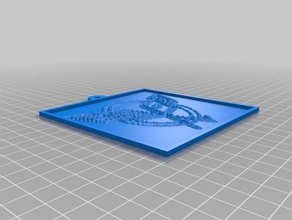 cara feliz 2d art personalizado 3d print model - Mito3D