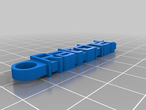 ratchet keychain organization customized 3d print model - Mito3D