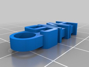 smh keychain organization customized 3d print model - Mito3D