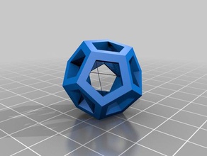 dodeca 33 math art customized 3d print model - Mito3D