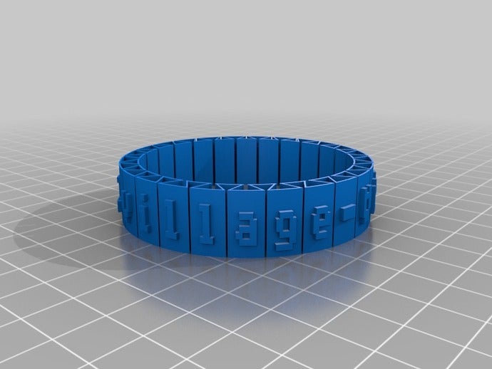 - Armband Armbänder angepasst 3D print model - Mito3D
