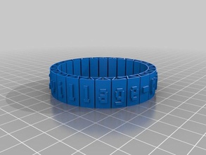 - Armband Armbänder angepasst 3d print model - Mito3D