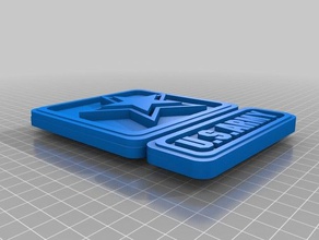 logo dell'esercito i segni loghi insegne militare 3d print model - Mito3D