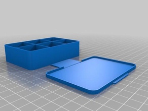 medication case containers customized 3d print model - Mito3D