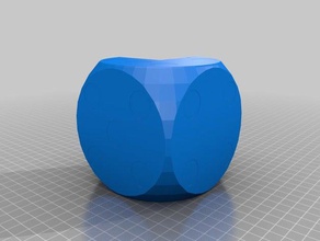 my customized rigged dice 3d print model - Mito3D