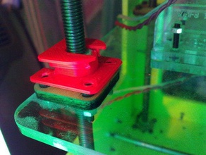 z-axis rod oiler other bot bling upgrade part sponge z-wobble 3d print model - Mito3D