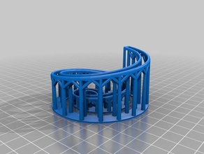 ball roller coaster rulman etkileşimli sanat 3d print model - Mito3D