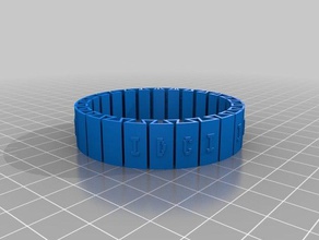 idci bracelet 2 bracelets customized 3d print model - Mito3D