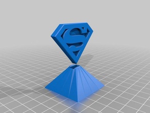 superman púlpito 3d impressão 3d print model - Mito3D