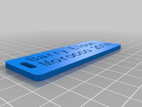 barry organización personalizado 3d print model - Mito3D