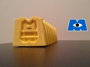 monsters inc de los edificios estructuras 3d disney pixar la fábrica película 3d print model - Mito3D