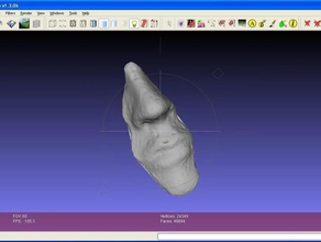 cemento de la cara escultura otros 3d print model - Mito3D