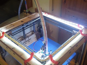 ultimaker led strip anexo 3d a impressora os acessórios luz original 3d print model - Mito3D