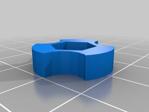 my customized parametric knob other 3d print model - Mito3D