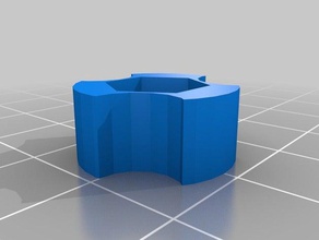 my customized parametric knob other 3d print model - Mito3D