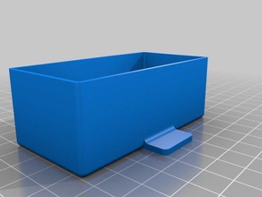 my customized drawer box hex pattern sides containers 3d print model - Mito3D