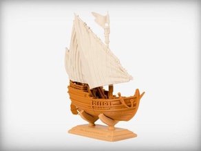 sao cristovao Fahrzeuge 1488 bartolomeu dias die exploration portugal Portugiesisch Schiff 3d print model - Mito3D