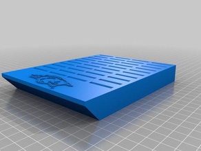 razorbacks sd card holder 3d printer accessories arkansas coto replicator 2 2x 3d print model - Mito3D