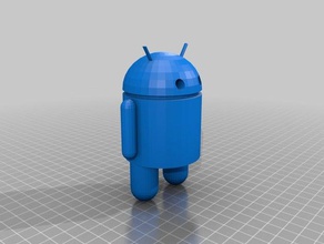 android droid robot 1-piece creatures 1 piece 3d bot kit kat logo ring google makerbotdigitizer math model odroid printrbot scan thing-a-day thing-o-matic tinkercad 3d print model - Mito3D