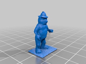 smokey bear oyuncaklar oyunlar 3d print model - Mito3D
