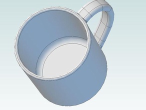 24 oz tasse à raser potable cuisine manger 3d de la coupe verre énorme imprimée l'eau 3d print model - Mito3D
