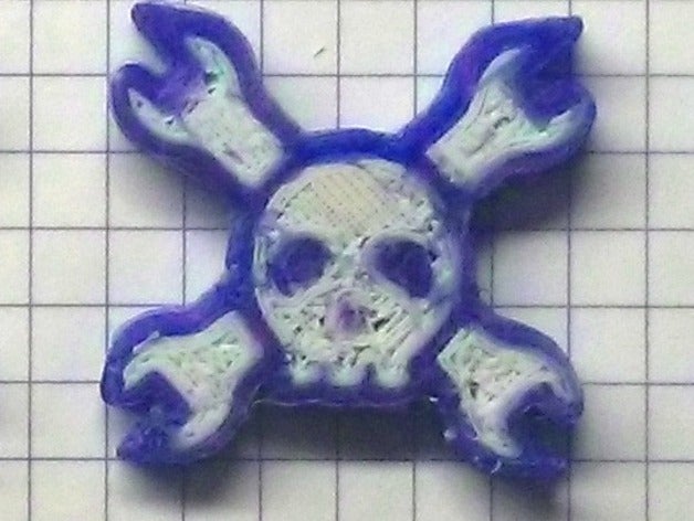 jolly wrencher signs logos hackaday 3D print model - Mito3D