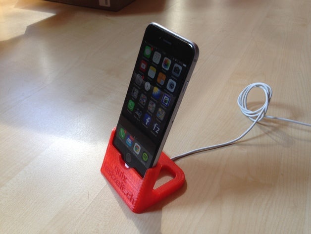 iphone 6 dock móvil 3D print model - Mito3D