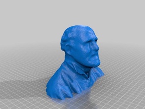 ken people body boy bust face head human torso 3d print model - Mito3D