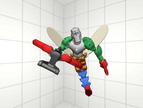 dragonfly mechanisch ist - Spielzeug 3d action-Figur Herausforderung modio modiochallenge trpaint 3d print model - Mito3D