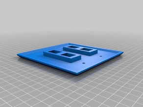 2plate4keystonejacks household customized 3d print model - Mito3D