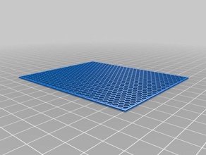my customized hex grid pattern other 3d print model - Mito3D