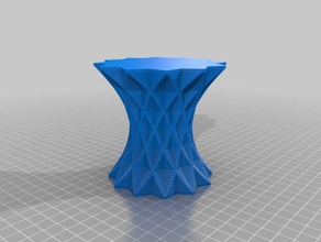 vase 02 decor customized 3d print model - Mito3D