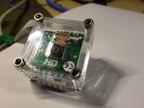raspberry pi camera case 2 electronics 3d print model - Mito3D