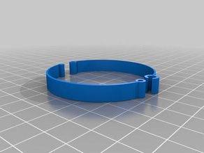 my customized clasp simpler watchband bracelets 3d print model - Mito3D