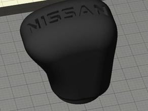 nissan xtrail 2005 perilla de palanca cambio la automoción coche 3d print model - Mito3D