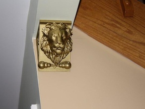lion corbel decor molding 3d print model - Mito3D