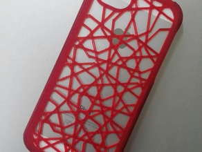 geometric iphone 5 case mobile customized 3d print model - Mito3D