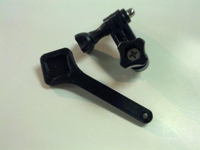 gopro wrench hand tools mount nut reprap screw thumb 3d print model - Mito3D