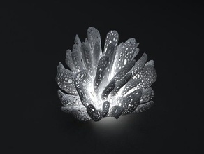 coral Lampenschirm Haushalt Bio voronoi 3d print model - Mito3D
