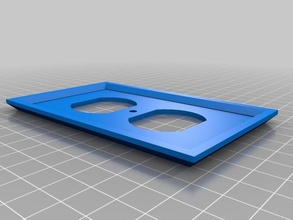 meine angepasste wally wall plate customizer 2 Haushalt 3d print model - Mito3D