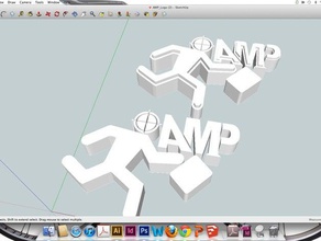 amp Zeichen logos Zypern high-school marketing 3d print model - Mito3D