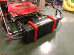 xbox 360 psu mount prusa i3 3d printer parts power supply 3d print model - Mito3D