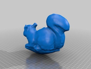 squirel açık bahçe orniment squirell 3d print model - Mito3D
